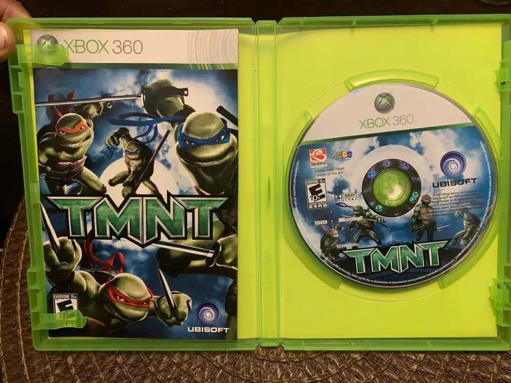TMNT Teenage Mutant Ninja Turtles Xbox 360 Video Game Complete